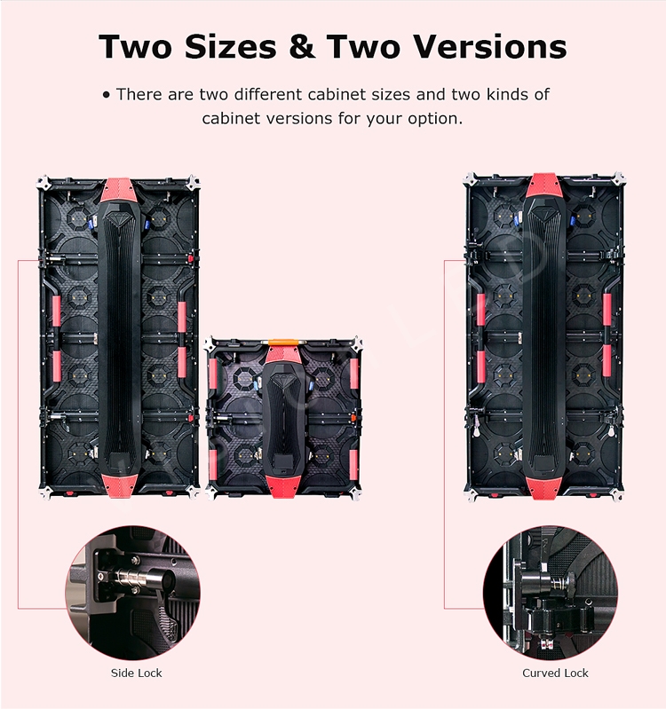 500X1000mm Pefect Display Performance Indoor Full Color Video Screen P3.91 LED Display For Stage