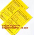 biohazard specimen Zip lockk bag with pocket, recycled custom printed ldpe 3