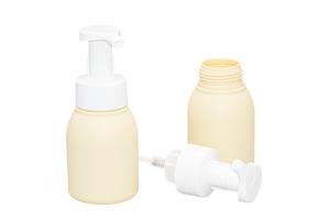 Yellow Hdpe Pp Foam Pump Bottle Baby Soap Washing Cosmetic Packaging Container 200ml