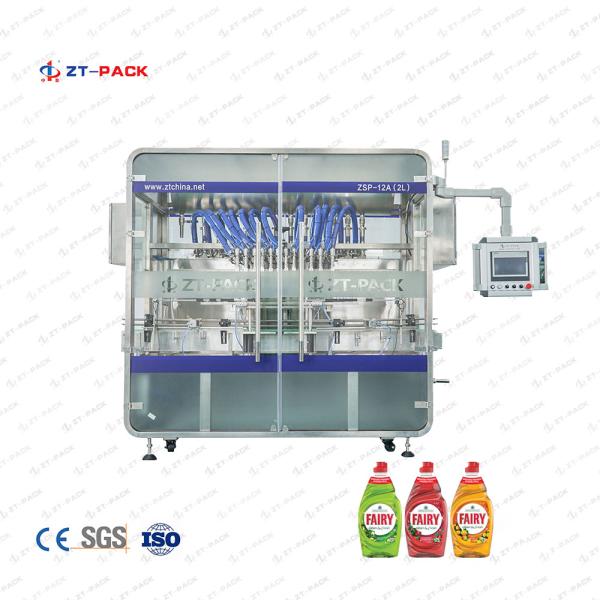 Quality 2l Detergent Filling Machine Ss304 , 1000bph Hand Wash Filling Machine for sale