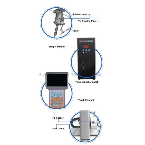 5 Axis Dual Table Robotic Automatic Soldering Machine With Smoke Purification Filter System
