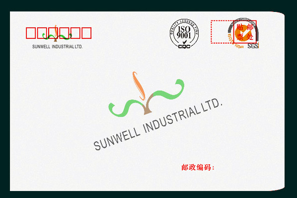 Business Mailing Custom Printed Visual Window Envelopes With Peel Self Seal