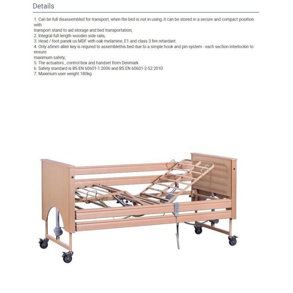 Adjustable Medical Hospital Beds 1psc Ctn OEM
