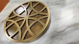 Solid Brass Casting Inlay The Table , Decorative Solid Brass Items
