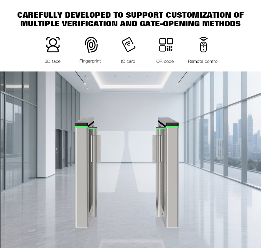IPX4 Waterproof Face Recognition Turnstile For Access Control