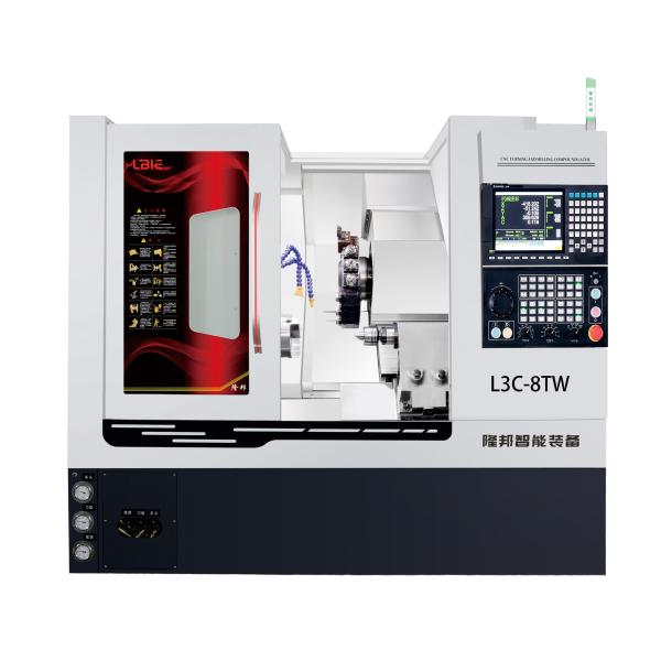 Metal Horizontal Dual Spindle Dual Turret Lathe High Performance