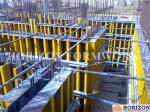 Push Pull Brace Climbing Scaffolding System Tailored Beams To Support Wall Form