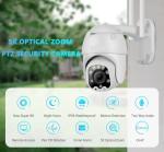 5X Zoom WiFi Wireless IR Camera Mini 4G Night Version CCTV Camera OEM ODM