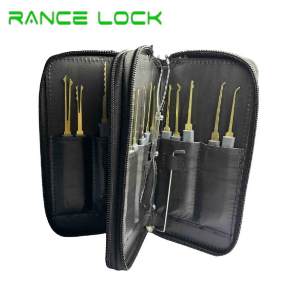 Quality 24pcs Practice Padlock Set Stainless Steel Tubular Lock Picking Tools 7 In 1 for sale
