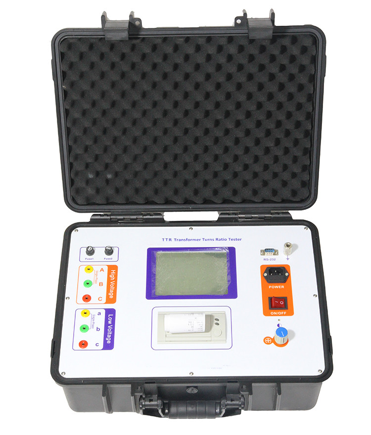 TTR-I Automatic 3 Phase Transformer Turns Ratio TTR Meter For Single Phase Transformer Testing