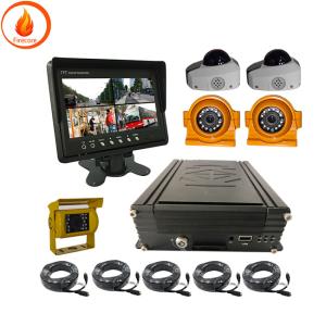 China VGA Vehicle Camera Monitoring System hemispherical 5 Way Truck DVR Recorder wholesale