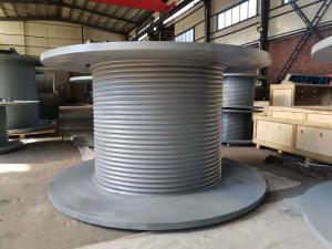 China CCS Certification Grooved Wire Rope Drum Multilayer For Lifting wholesale