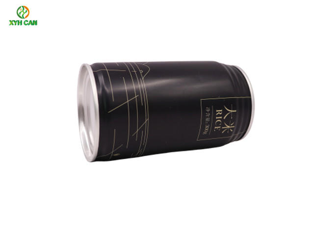 Beverage Tin Can Energy Health Beverage Round Tin Can with Lid Partial Openning Oem Service