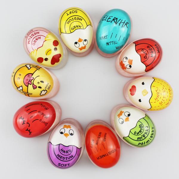 Mini Kitchen Egg Timer Egg Cooked Observer Color Timer Multicolor Optional Smart