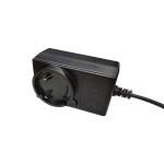 24V 2A Plug In Power Adapter Interchangeable Universal Charging Adapter FCC
