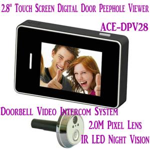 China 2.8&quot; LCD Screen Digital Peephole Viewer Doorbell Video Camera Recorder Access Control DVR wholesale