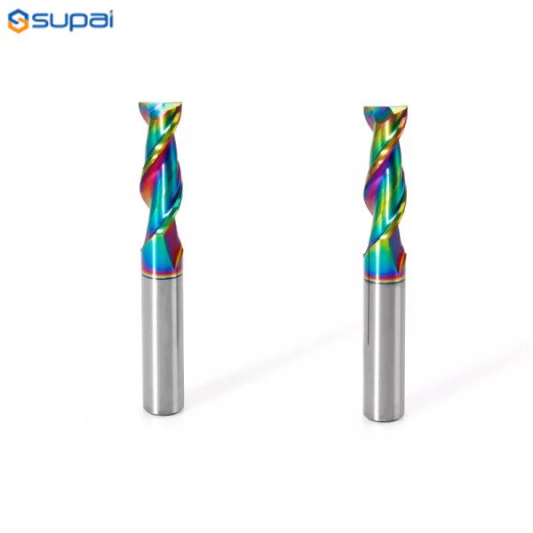 Top Quality TiCN Coating Solid Carbide Flat End Mill 2Flutes 3D Model CNC Tools
