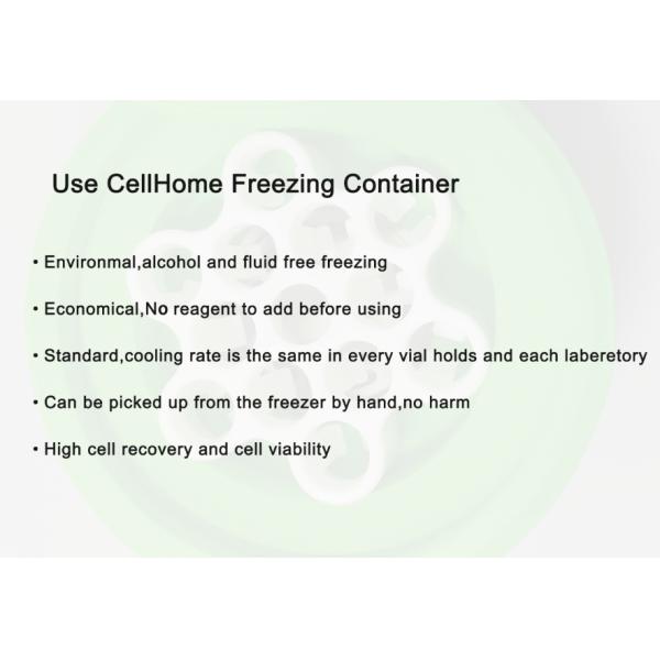 12 Vials Round Cool Cell Containers Vials Holds 5ml Cryogenic Vials OEM service Cell Freezing Container