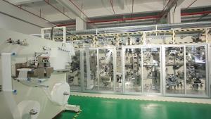 CE 600ppm 900 Pcs/Min Sanitary Napkin Making Automatic Machine