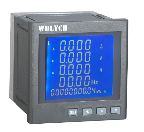 Quality Harmonic Digital Multifunction Meter 3p4w Internet 40-60hz Frequency for sale