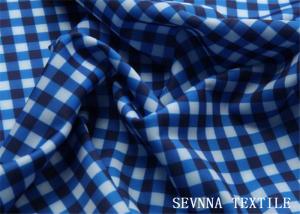 Silk Screen Printed Polyester Spandex Fabric Dark Ink Jet Colors 2 Way Stretchy