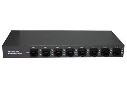 Quality High Speed 16 Port Fiber Optic Switching Half Duplex IEEE 802.3x for sale