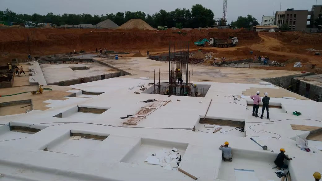 Adhesive surface Good stability, 2.0mm in thickness HDPE Waterproofing Membrane