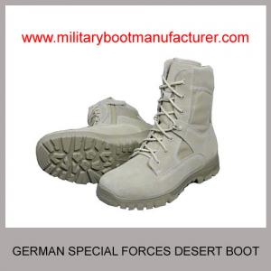 China Wholesale China made Germany Special Forces Military PU Rubber Dual Density Sole Light-weight Tan Color Desert Boot wholesale