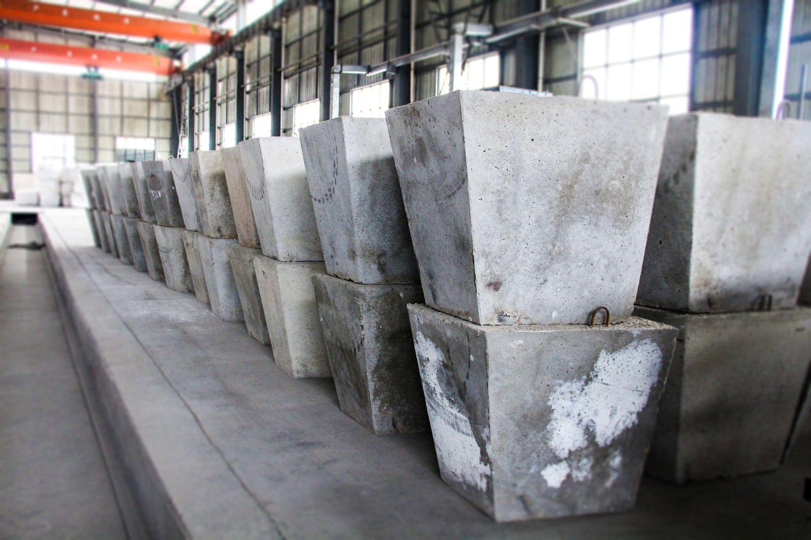 Tundish Stabilizer Precast Concrete Foundation Blocks , Precast Retaining Wall Blocks