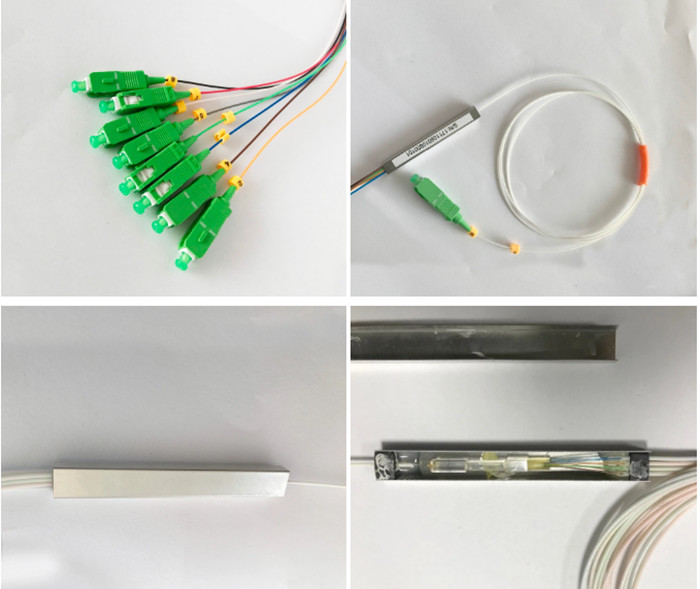 Single Mode 900 μm Input SC APC 2xN Optical Beam Splitter For GPON
