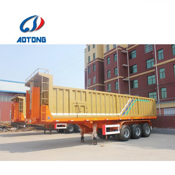 12000X2500X1500mm Steel Superlink Side Tipper Dump Trailer 60 Ton Tandem Dump Truck Sales