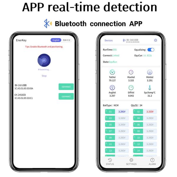 24S 15A Smart Active Balancer Cell Equalizer For NCM LFP LTO Batteries