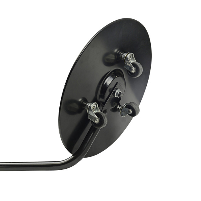 Aluminum Handles 12" Under Car Serch Convex Mirror For Under Vehicle Inspection