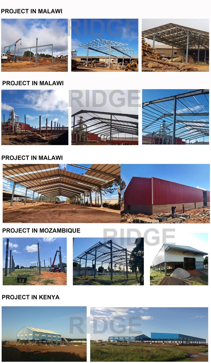 Prefabricated Metal Shed Steel Structure Building Structural Warehouse I Beam Metal Building