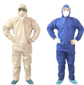 China Lightweight disposable nonwoven PP/SMS/MIicroporous coverall wholesale
