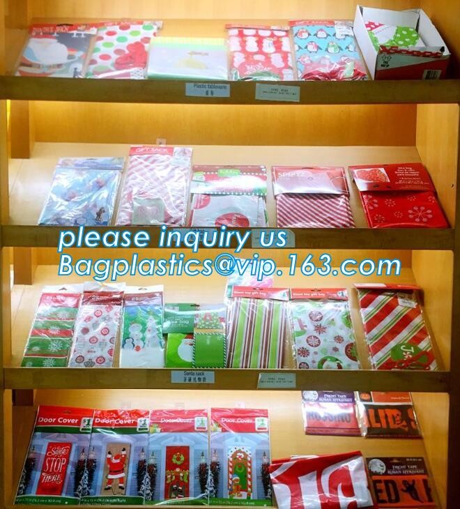Custom CPE semitransparent printing frosted corded beaded gift bags,lovely children clothes gift packing plastic bag