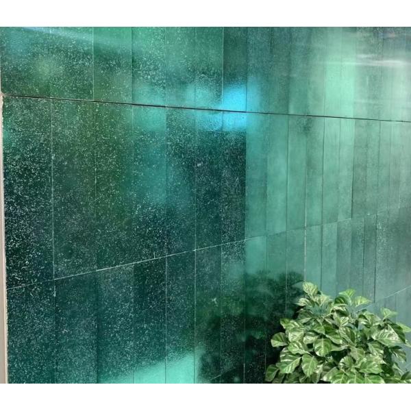 Art Hall Background Brick Decorative Stone Wall Tiles Metal Net Red Milk Tea Shop Tooling 50x300mm