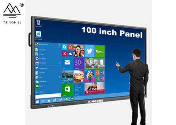 Quality 450nit 70 Inch Smart Board Interactive Whiteboard Windows 10 OS for sale