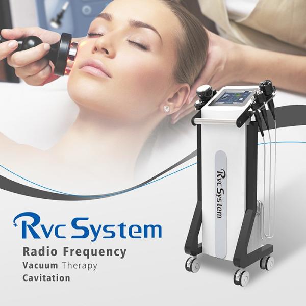 Quality Newest Product RVC-19B Cavitation Vacuum Rf Slimming Fat Removal Machine With 5 Handles Radio Frequency Machine for sale