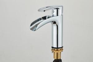 China Under Counter Waterfall ODM Silver Electroplated SUS Faucet wholesale