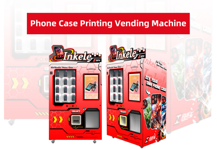 Coin Operated Phone Case Vending Machine DIY Automatic Printer