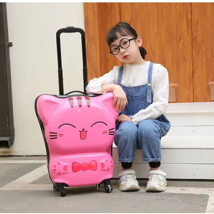 China Kids Travel Suitcase Supplies Trolley Cabin Cartoon Girl Suitcase Luggage wholesale
