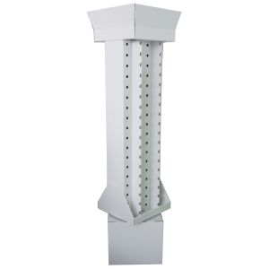 Floor Standing Corrugated Cardboard Display For Sunglasses UV Coating