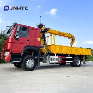 China Sinotruk HOWO 4x2 300hp Crane Truck Manual Transmission wholesale