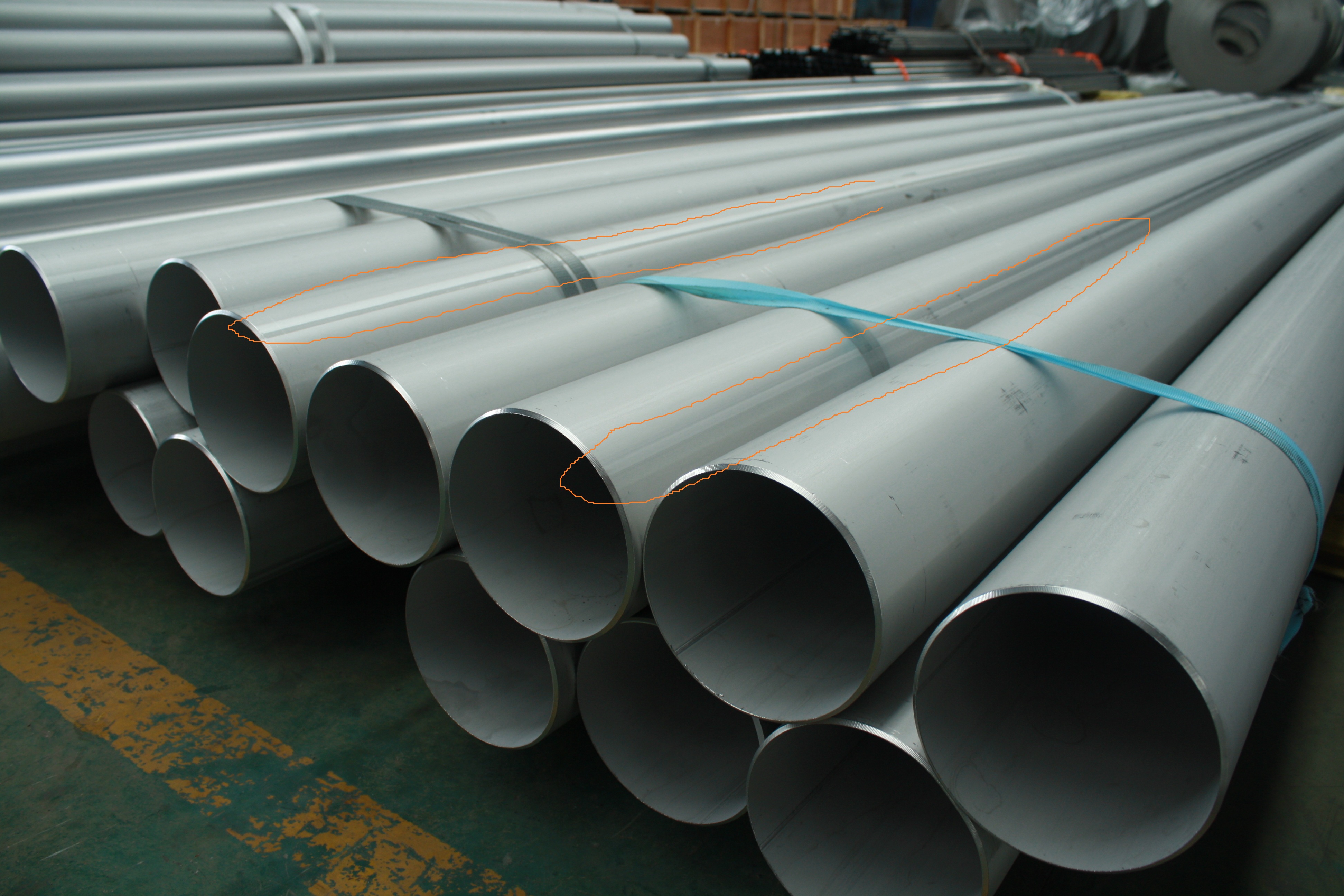 Stainless Steel ERW Pipe High Flow Capacity With Strong Anti Deformation Ability