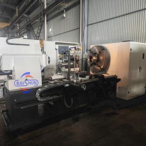 China Oil Pipe Processing Lathe Torno Large Spindle Diameter QK1335 CNC Pipe Threading Machine wholesale
