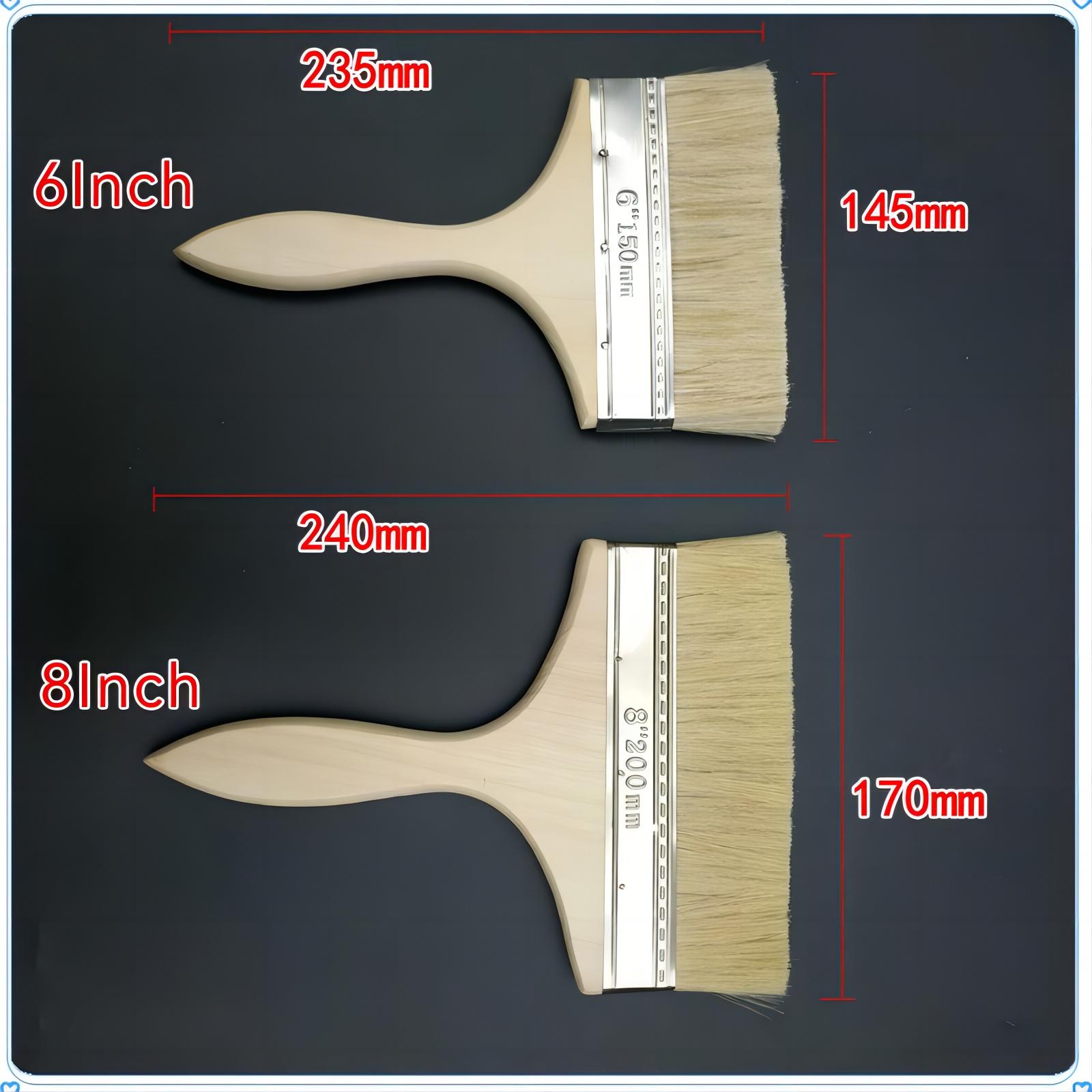 OEM Distributor Customized Support Wooden Handle Painting Brushes for Wall Painting