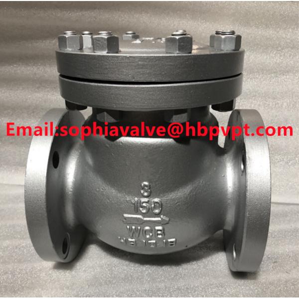 150lb WCB ANSI cast steel swing check valve