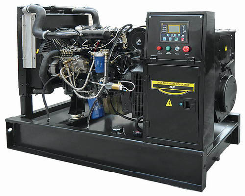 Yellow Color Water Cooled Diesel Generator 50KVA Negotiated Outage Operation Capability