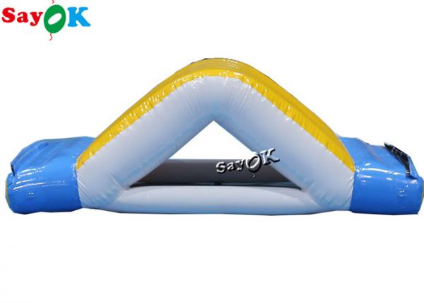 Quality Inflatable Water Wheel 3x2x1mH Inflatable Water Toys Amusement Park Double Blow Up Pool Slide for sale